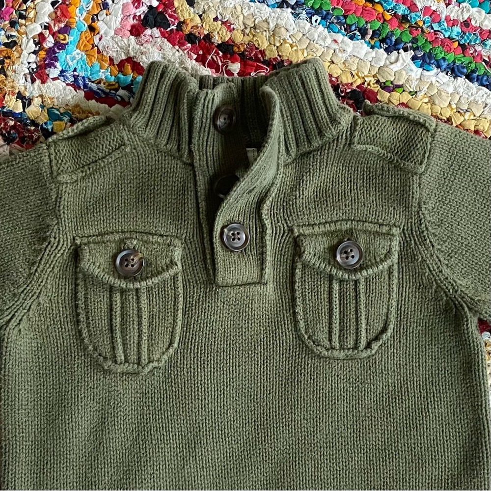 🐻 2/$25 • Old Navy | Military Style Sweater - Picture 2 of 10